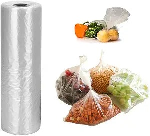 12 x 20 inches Plastic Produce Bag,350 Bags/Roll,for Fruits, Vegetable, Bread, Food Storage.1