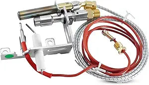 Natural Gas Replacement Pilot Fit for DESA Comfort Glow Glow Warm Vanguard FMI Hearth Side Designs, Replace 103779-01 R-3624 14D0473
