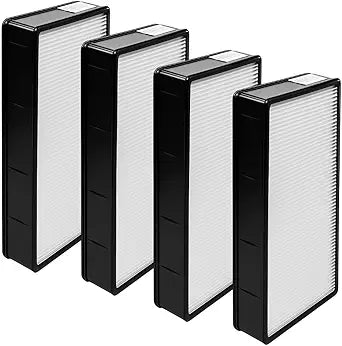 Nispira 1183900 True HEPA Filter Replacement for Whirlpool Air Purifier Model APT30010M, APT40010R, APT42010M, APT50010M and APMT2001M, 4 Packs