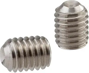 Socket Set Screw, Cup Point, 10-24 x 7/8", Stainless Steel, 18-8, Hex Socket Drive (Quantity: 100) Coarse Thread, #10 Grub/Blind/Allen/Headless Screw, Length: 7/8 inch