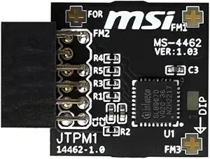 TPM 2.0 Module TPM SPI 12-1 Pin Module for MSI Motherboard Compatible with TPM2.0(MS-4462)