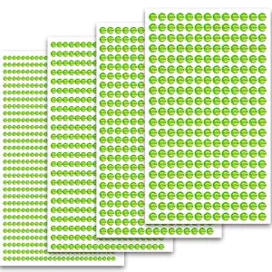 Green Gem Stickers Self-Adhesive Nail Gems and Hair Gems