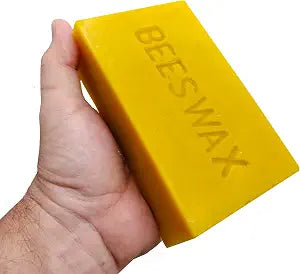 All Natural Food Grade Beeswax is Excellent for Polishing, Sealing, Cleaning Wood, Leather and Other Surfaces; 100% American Sourced; Made in USA (1 lb)