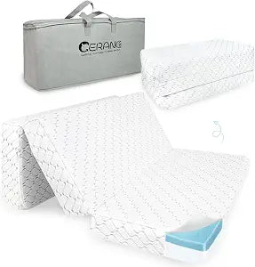 Pack and Play Mattress, 38"x26"x3" Soft & Firm Dual-Sided Memory Foam Pack N Play Mattresses Pad with Carry Bag, Baby Travel Mattress for Pack N Play with Washable Cover