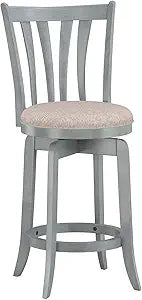 Hillsdale Furniture Hillsdale Savana Swivel Counter Stool, Blue