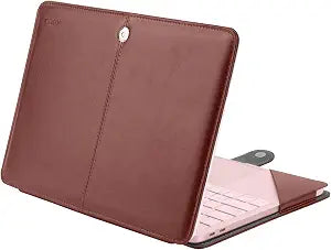 MOSISO PU Leather Hard Shell Case Compatible with MacBook Neo 13 inch 2026