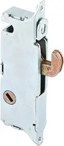 Prime-Line Patio Door Mortise Lock, Adjustable Hook Latch, 3-11/16 in.
