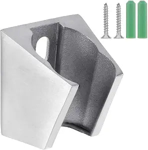 Handheld Shower Head Holder Wall Mount, Shower Wand Bracket Holder, Wall Mount Robust Holders for Bathroom - Mounting Screws Included, Chrome