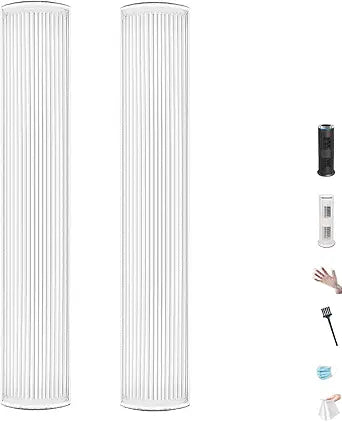 TPP240 TPP230 Replacement Filter for Envion Therapure TPP240 TPP230 TPP240F Air Purifiers,4-Stage Filtration HEPA Filters with Activated Carbon - 23" x 3.5" x 1.1" - 2 Pack with brush