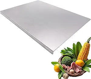 Stainless Steel Cutting Board for the Kitchen, Suitable for Meat, Fruits, Vegetables, Bread, and Baking Large-Sized (31.5 x 19.7 in)