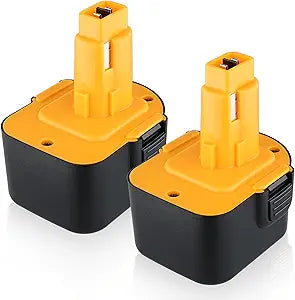 DC9071 4800mAh 12V Ni-Mh Battery Replacement for Dewalt 12V Battery DW9071 DW9072 DE9037 DE9071 DE9072 DE9074 DE9075 Compatible with Dewalt 12V Cordless Tools 2-Pack