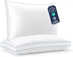 Adjustable Pillows Bed Pillow Queen Size Set of 2 - Luxury Hotel Collection Pillow for Sleeping, Customizable Firmness & Height Pillow for Back, Stomach or Side Sleepers, 2 Pack