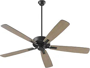 Quorum 4605-59 Ovation 60" Ceiling Fan, Matte Black