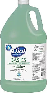 Dial Professional Basics MP Free Liquid Hand Soap, Honeysuckle, 3.78 L Refill Bottle