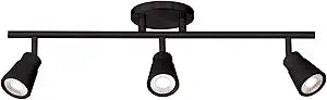 WAC Lighting, Solo 3 Light LED Energy Star Fixed Rail 3000K in Black