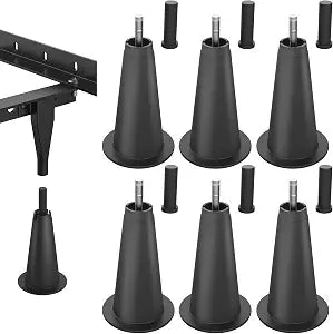 5��� High Rise Bed Frame Risers, Bed Frame Feet for Under Bed Storage