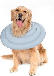 Dog Cone for Large Dogs - Comfortable Adjustable Soft Alternative After Surgery, Elizabethan Donut Collar for Recovery - Different Sizes for Cats, Medium and Small Dogs