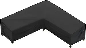iBirdie Outdoor Sectional Cover fit 85 x 85 inch, 84 x 84, 83 x 83, 82 x 82 L-Shaped Patio Sofa Waterproof Weatherproof 600D Heavy Duty Garden Furniture Cover for Outside L Shape Couch