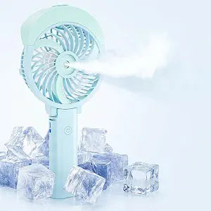 HandFan 4000mAh Personal Misting Fan, 55ml Water Tank, 3 Speeds
