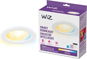 WiZ Connected Retrofit Downlight - 6 inch LED Recessed Light Fixture - Motion Activated Recessed Light - 750 Lumen - Connects to your Wi-Fi - Matter Compatible -1 Pack