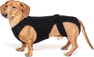 Back Brace for Dogs with Arthritis, IVDD Mobility Back Brace for Pet, Strong Dog Spine Stability Support, Breathable & Adjustable for Joint & Hip Support Senior or Less Mobile Dogs, Black S