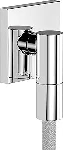 hansgrohe Handheld Shower Wall Outlet, 1/2-inch Thread, Modern, Chrome | 28883001