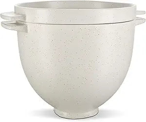 KitchenAid 5 Quart Ceramic Bread Bowl with Lid for all 4.5-5 Quart Tilt-Head Stand Mixers - KSM2CB5BGS