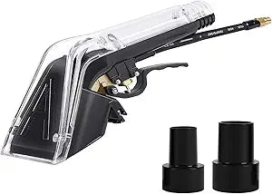 Extractor Hand Tool for Shop Vac,Mytee,Add Cleaning Brushes,Anti Fall Transparent Shell,1/4Quick Connect,with 2-1/2"&1-7/8" Adapters,for Upholstery & Carpet Cleaning and Car Detailing