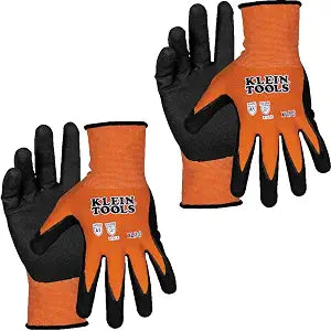 Klein Tools 60582 A1 Cut-Resistant Work Gloves, X-Large, 2-Pair
