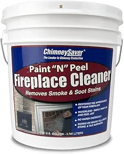 ChimneySaver Paint N Peel - Fireplace Cleaner - Liquid Chimney Cleaner for Masonry, 1 Gallon