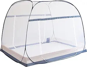 Pop Up Mosquito Net Tent for Beds,Portable Foldable Mosquito Netting Folding Design with Net Bottom,Mosquito Netting Bed Tent for Kids Girls Boys,Bed,Suit for Indoor Outdoor L77 x W47 x H59inch