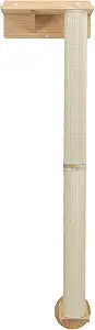 TRIXIE Wall Set 1, Indoor Wall Mounted Cat Scratching Post for Elevated Fun, Climb to Perch, Jumping Platform, Natural