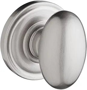 Baldwin Reserve 9BR3520-023 Traditional Ellipse Passage Knob in Satin Nickel