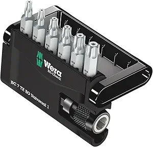 Wera TORX Bore Hole (BO) 8067-6 BO TORX/Z Sheet Metal Bit Set