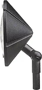 Kichler 15361BKT Six Groove Wall Wash 1-Light 12V, Textured Black