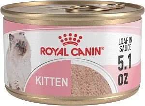 Royal Canin Feline Health Nutrition Kitten Loaf in Sauce Cat Food, 5.1 oz (Pack of 24)