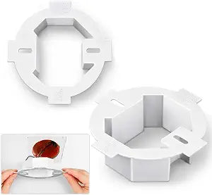 Copkim 2 Pcs Round Electrical Box Extender 4.35 x 1.5 Inches