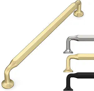 9BUILD 10 Pack Gold Cabinet Pulls - 7.5 Inch, Kitchen Handles for Cabinets