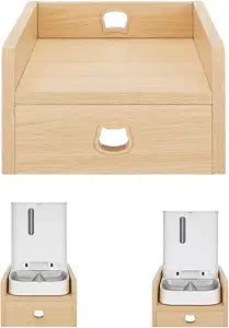 Raised Pet Feeder Stand for Cats & Dogs Neck Health, Holder for Pet Automatic Feeders, Pet Water Dispenser Stand, Adjustable Height Elevated Shelf for PETKIT, PETWANT and Most Pet Feeders