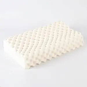 Somina Natural Latex Pillow  100% Pure Vietnam Latex Cervical Pillow for Side & Back Sleepers, Dual-Height 4.7"/3.9" Flip, Wave-Ridge Surface, Premium Gift Box for Father's Day