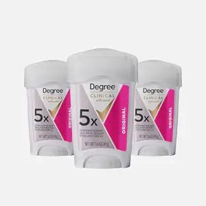 Degree Clinical Protection Antiperspirant Deodorant, 3 Count, 1.7 oz