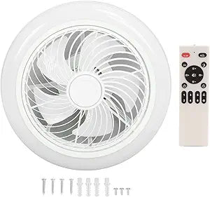 Ceiling Fan Light Ceiling Fan Lamp Ceiling Fans with Lights Remote Control Dimmable LED Lighting Ceiling Fan Dimmable Ceiling Light for Bedroom Living Room Kitchen