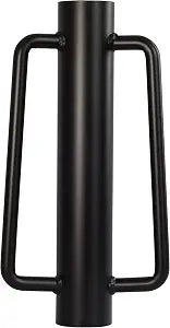 LADECH Fence Post Driver, Heavy Duty Hand Post Pounder with Handle - Use for Metal U Posts, T Posts, Garden Fence (12 Lbs)
