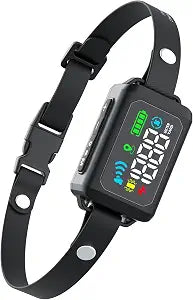 PcEoTllar Wireless Dog Fence, GPS Dog Collar Fence System with 3 Warming Modes, Rechargeable and IPX7 Waterproof, Electric Fence for Dogs Over 18Lbs, Radius 25-999 Yards, Outdoor Use Only