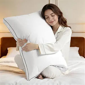 LIANLAM 3-Layer Adjustable Goose Down Pillow Queen Size, Modular Custom Height Pillow with Cooling Fabric, 80% Down 20% Feather, RDS & Oeko-TEX Certified for All Sleepers(1 Pack, 20"x30")