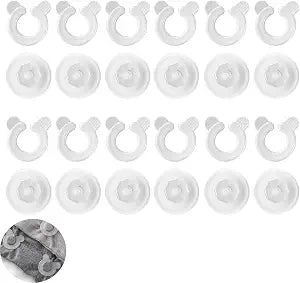 12 Set Duvet Cover Clips Down Comforter Grippers No-Pin Safety Clamp Buckles Button Holder Fastener for Bed Sheet Quilts Blanket Bedspread Inside Corner Turnovers Shower Curtain Liner