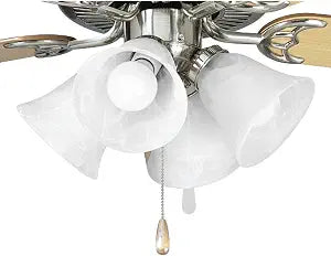 Progress Lighting AirPro 15" Ceiling Fan Light Kit, Brushed Nickel