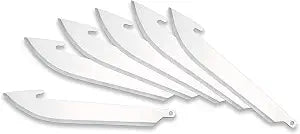 OUTDOOR EDGE 3.5" RazorSafe Replacement Knife Blades, 6 Pieces