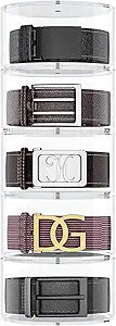NIUBEE Belt Organizer, Acrylic 5 Layers Belt Case Storage Holder and Display for Accessories like Jewelry,Watch,Bracelets