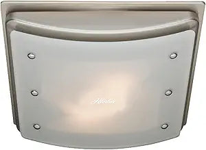 Hunter Ellipse 100 CFM Ceiling Exhaust Bath Fan with Light and Night Light - Brushed Nickel